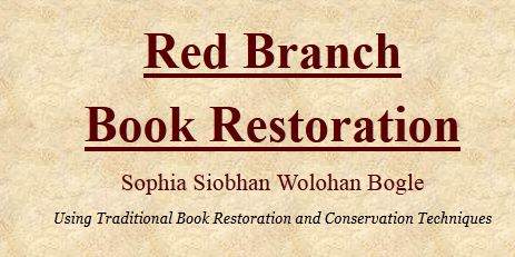 Red Branch Book Restoration Logo